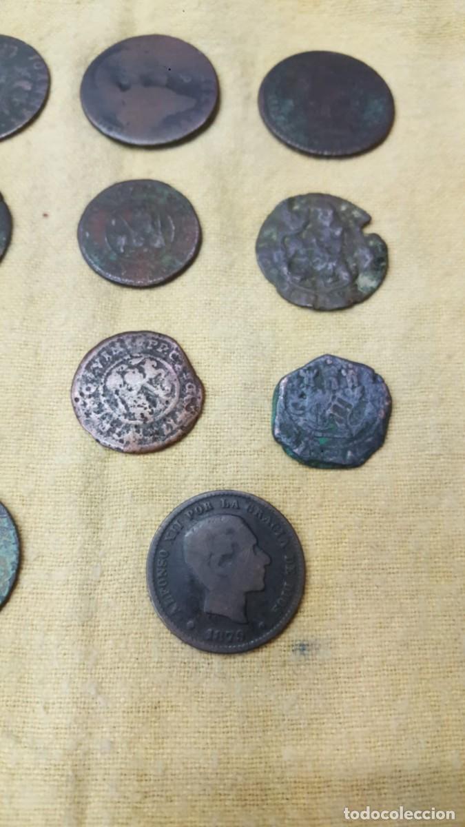 Monedas de Espa&ntilde;a: LOTE DE 15 COBRES ESPA&Ntilde;OLES - Foto 6