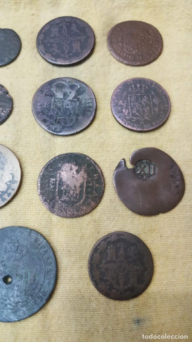 Monedas de Espa&ntilde;a: LOTE DE 15 COBRES ESPA&Ntilde;OLES - Foto 6