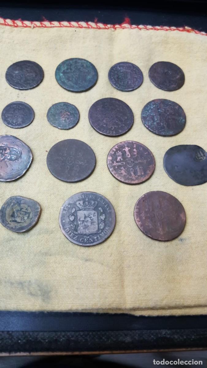 Monedas de Espa&ntilde;a: LOTE DE 15 COBRES ESPA&Ntilde;OLES - Foto 4