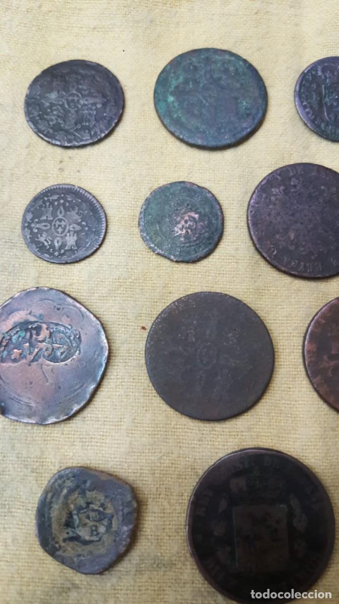 Monedas de Espa&ntilde;a: LOTE DE 15 COBRES ESPA&Ntilde;OLES - Foto 5