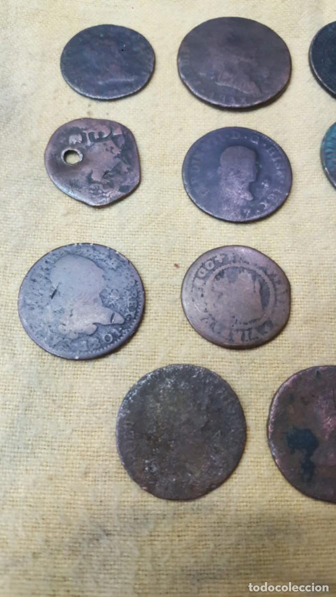 Monedas de Espa&ntilde;a: LOTE DE 15 COBRES ESPA&Ntilde;OLES - Foto 2