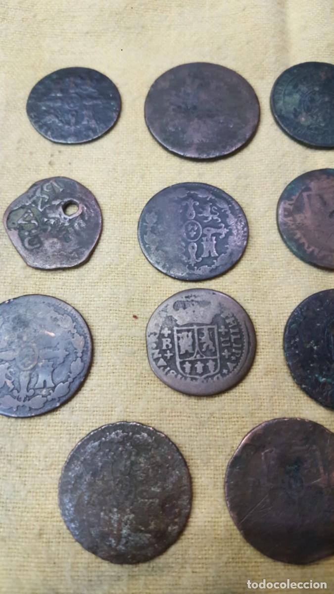 Monedas de Espa&ntilde;a: LOTE DE 15 COBRES ESPA&Ntilde;OLES - Foto 4