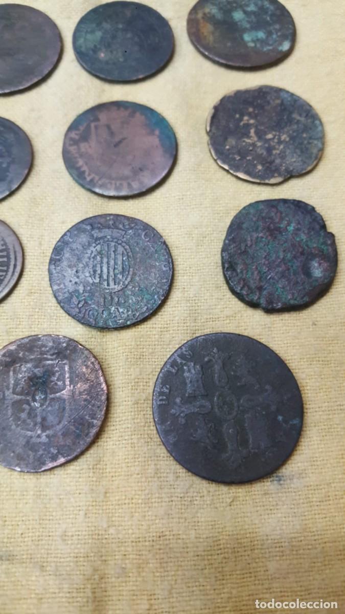 Monedas de Espa&ntilde;a: LOTE DE 15 COBRES ESPA&Ntilde;OLES - Foto 5