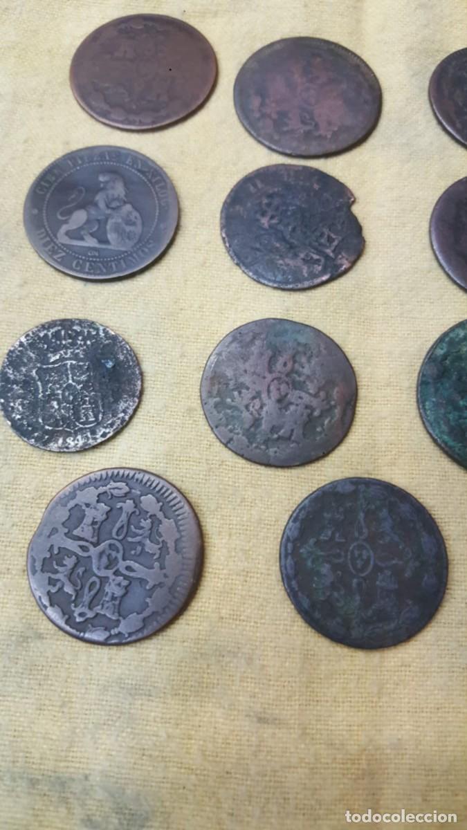 Monedas de Espa&ntilde;a: LOTE DE 15 COBRES ESPA&Ntilde;OLES - Foto 5