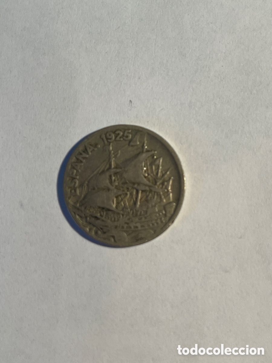 Monedas de Espa&ntilde;a: Moneda de 25 C&eacute;ntimos A&ntilde;o 1925 - Foto 2