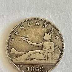 Monedas de España: EXCEPCIONAL. 1 PESETA DE PLATA AÑO 1869 ESPAÑA