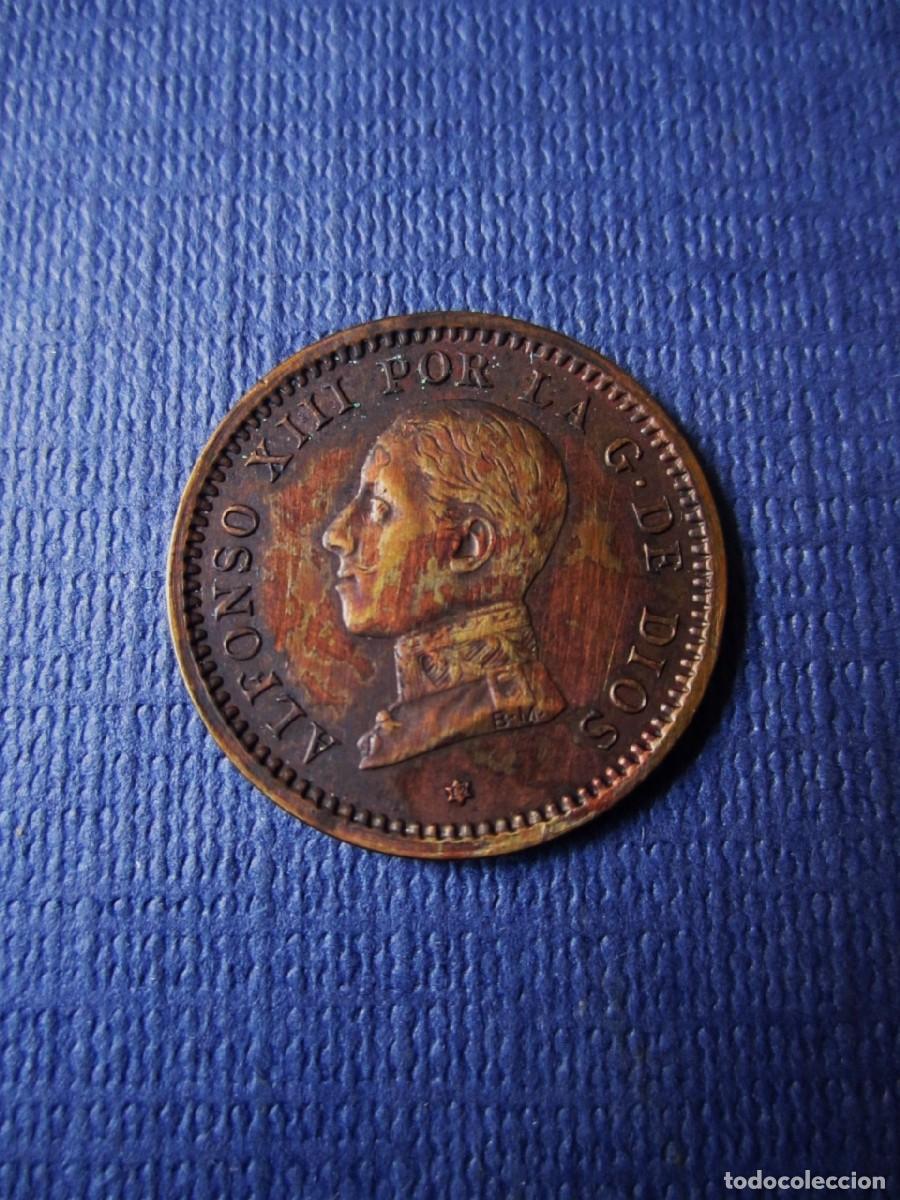 Monedas de Espa&ntilde;a: Moneda Alfonso XIII 1912 de Dos 2 Centimos - Foto 1