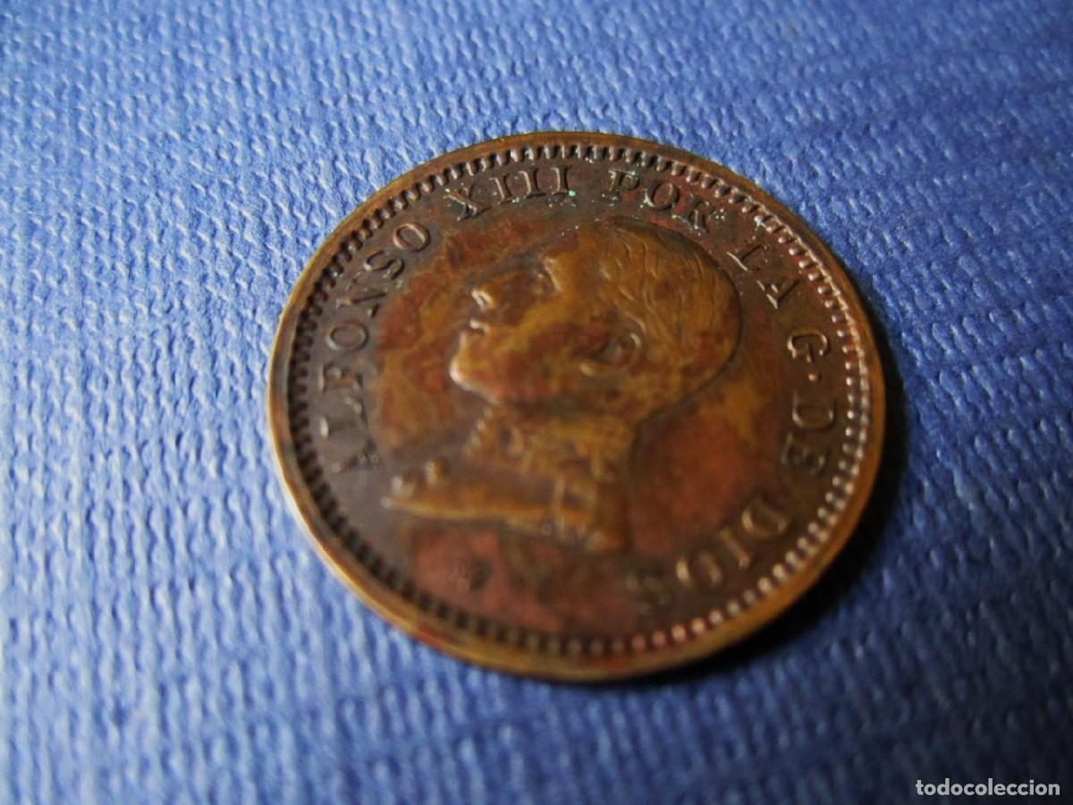 Monedas de Espa&ntilde;a: Moneda Alfonso XIII 1912 de Dos 2 Centimos - Foto 5