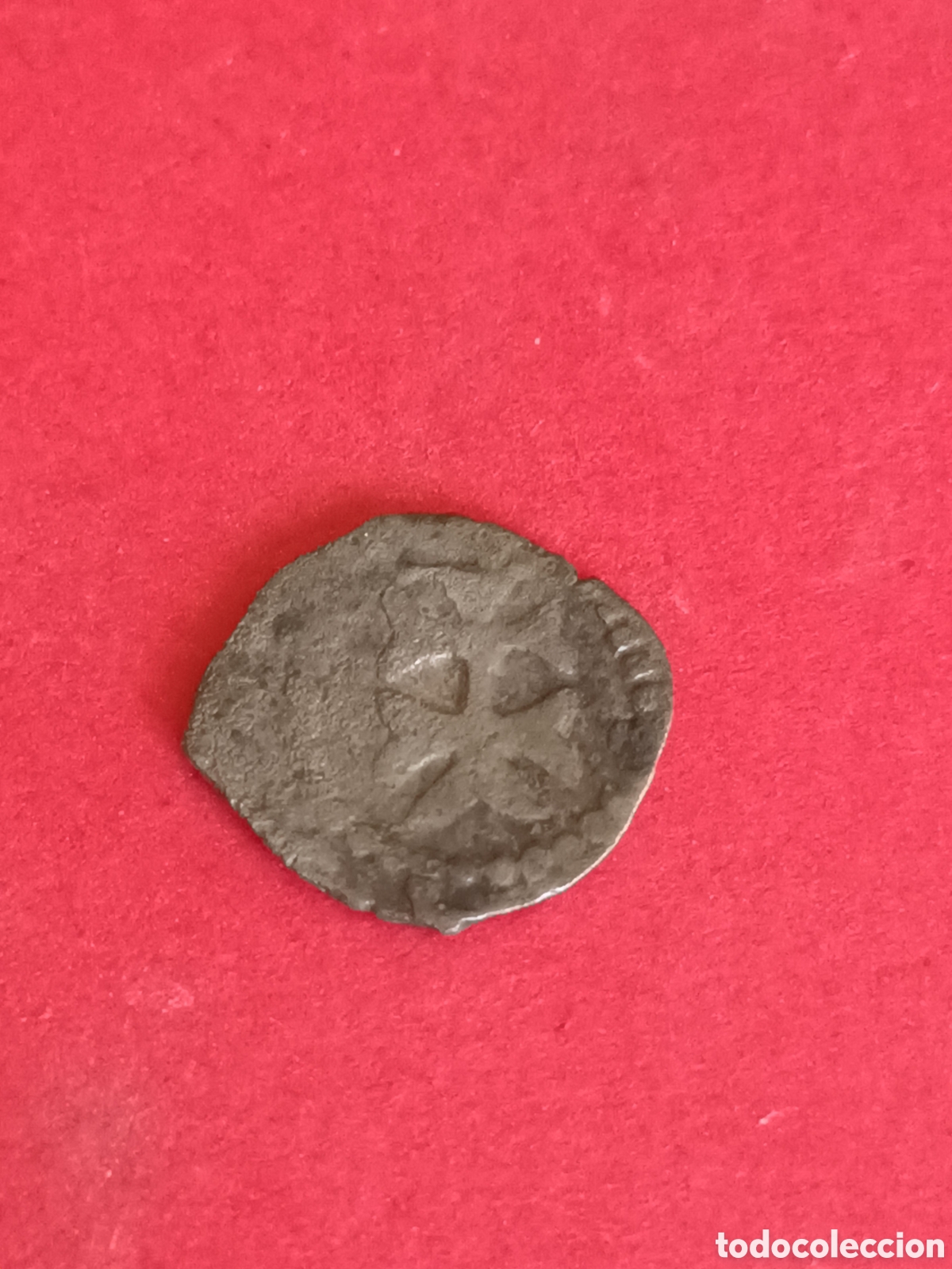 Monedas de Espa&ntilde;a: CARLOS I DINERO DE ARAGON. VELL&Oacute;N. - Foto 2