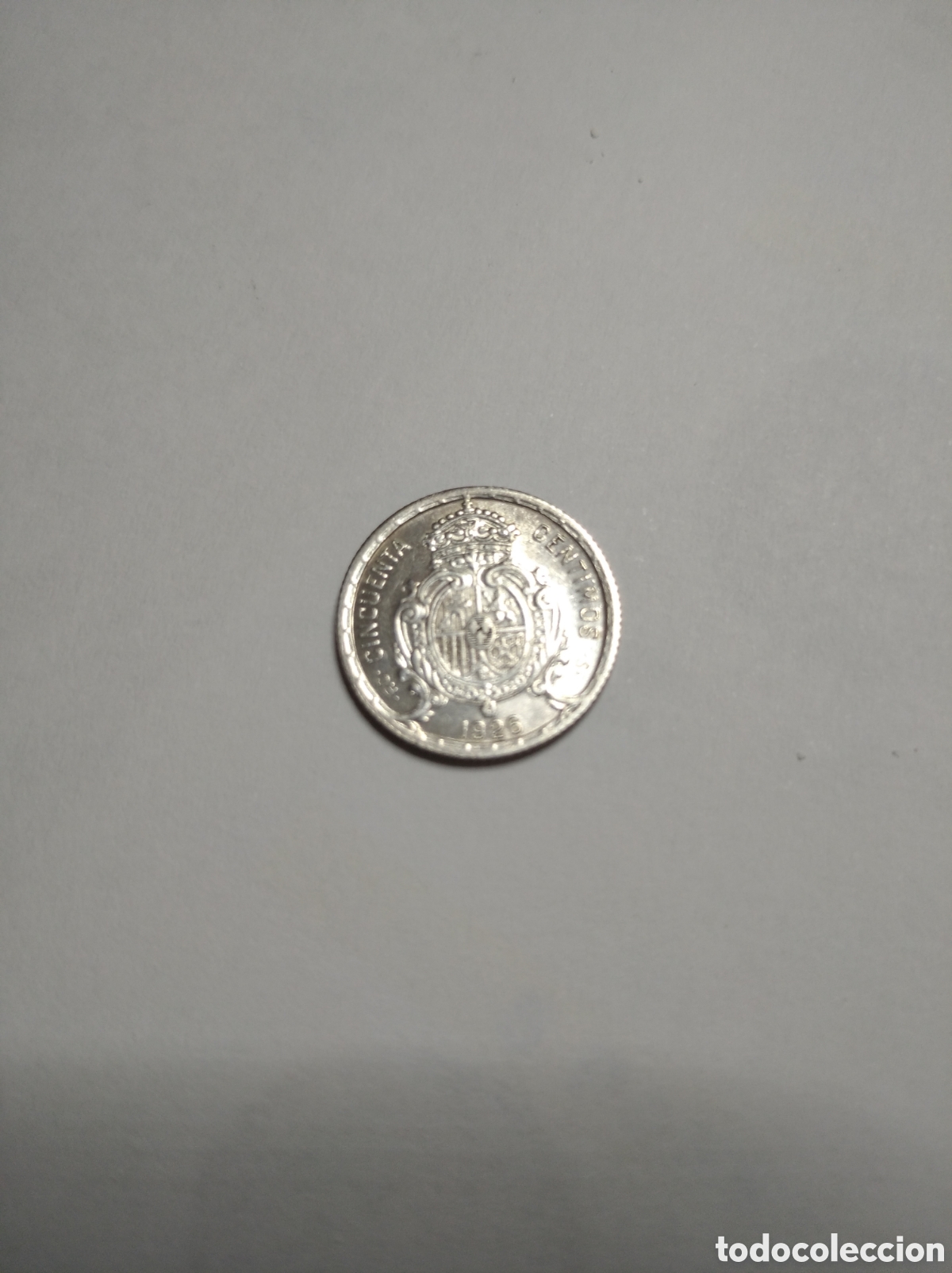 Monedas de Espa&ntilde;a: Moneda de 50 CTS del a&ntilde;o 1926 de plata - Foto 1