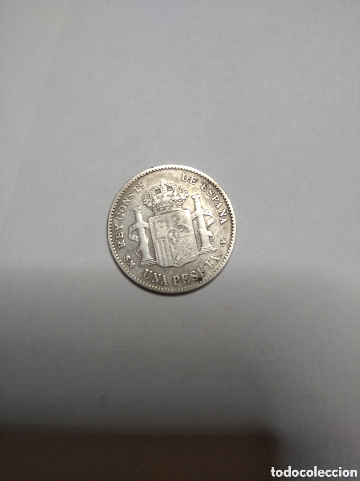 Monedas de Espa&ntilde;a: Moneda de 1 peseta del a&ntilde;o 1900 - Foto 1