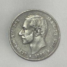 Monedas de España: RARARISIMA 1 PESETA ALFONSO XII AÑO 1885*—*86 ESTRELLAS BONITAS B