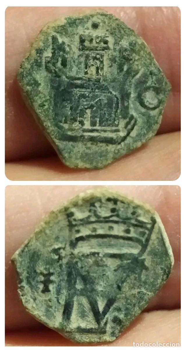 Monedas de Espa&ntilde;a: MONEDA DE FELIPE II - BLANCA DE CUENCA - Foto 2