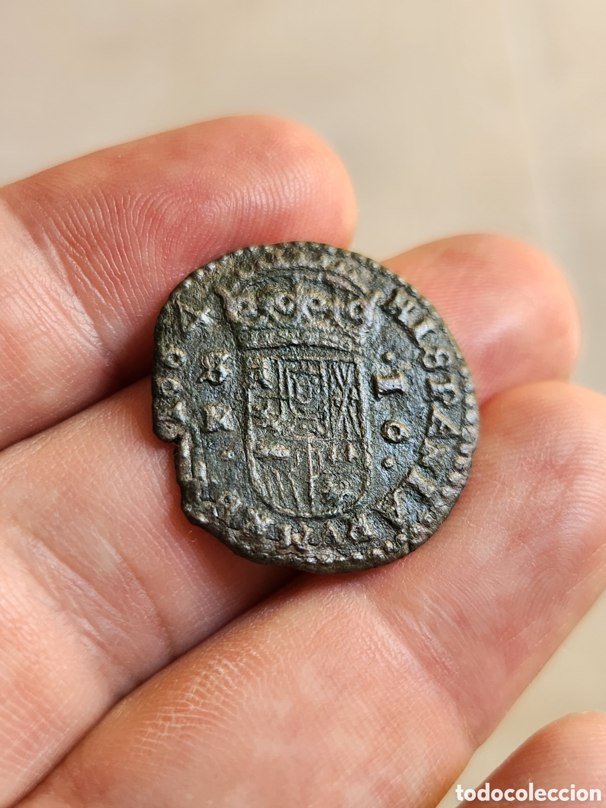 Monedas de Espa&ntilde;a: 16 maraved&iacute;s Felipe IV - Foto 5