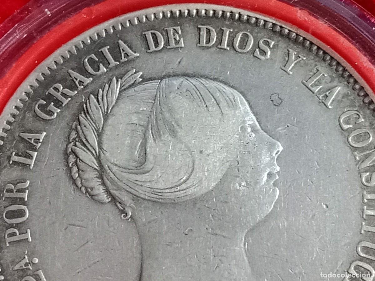 Monedas de Espa&ntilde;a: ISABEL II - 20 REALES PLATA - 1850 - Foto 11