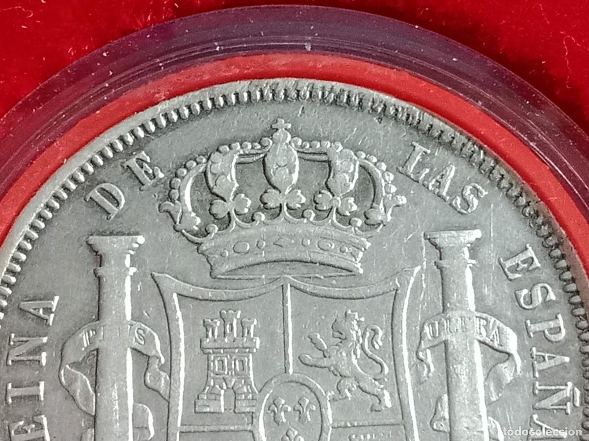 Monedas de Espa&ntilde;a: ISABEL II - 20 REALES PLATA - 1850 - Foto 13