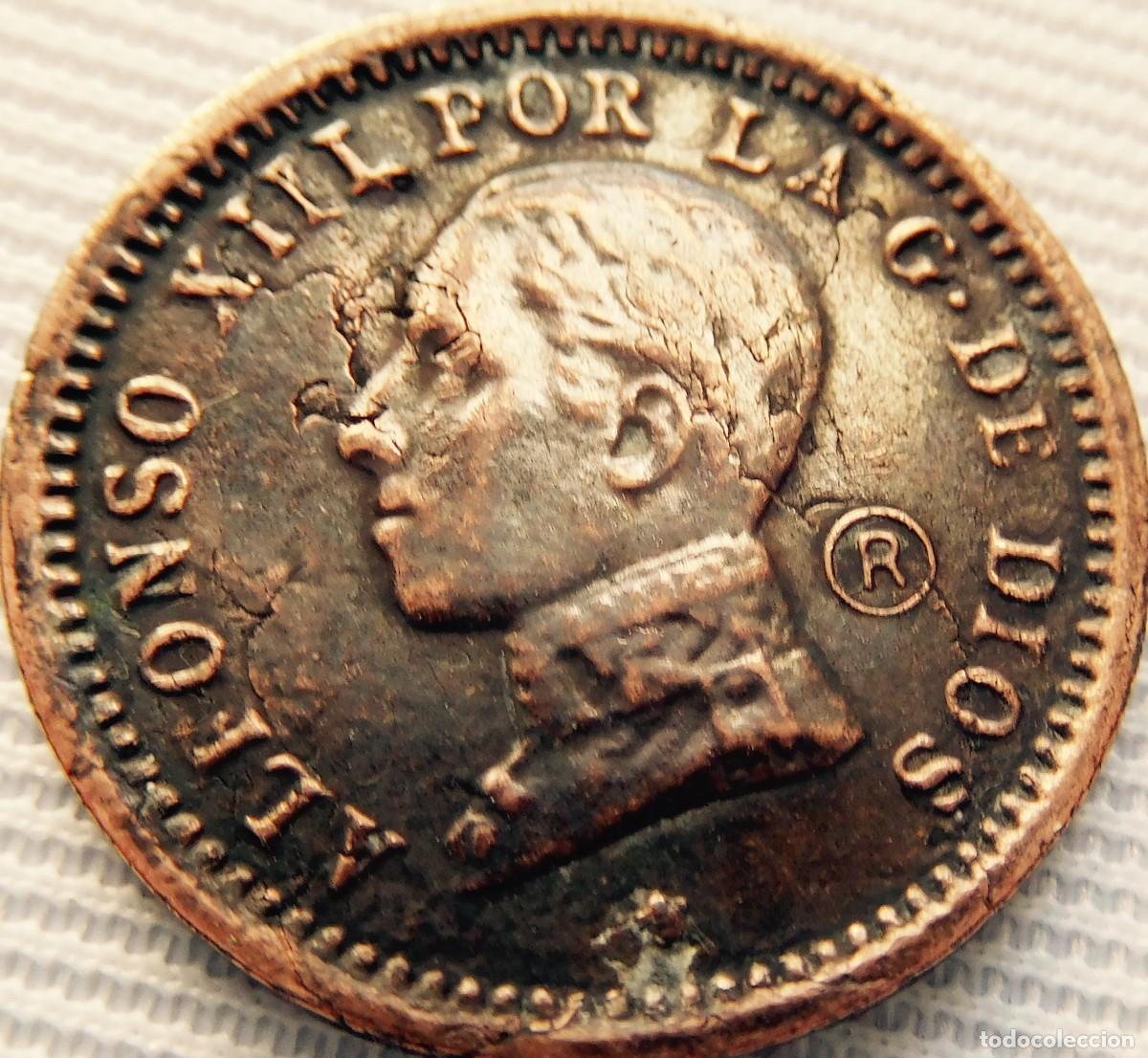 Monedas de Espa&ntilde;a: 2 centimos de Alfonso XIII, 1913 - Foto 1