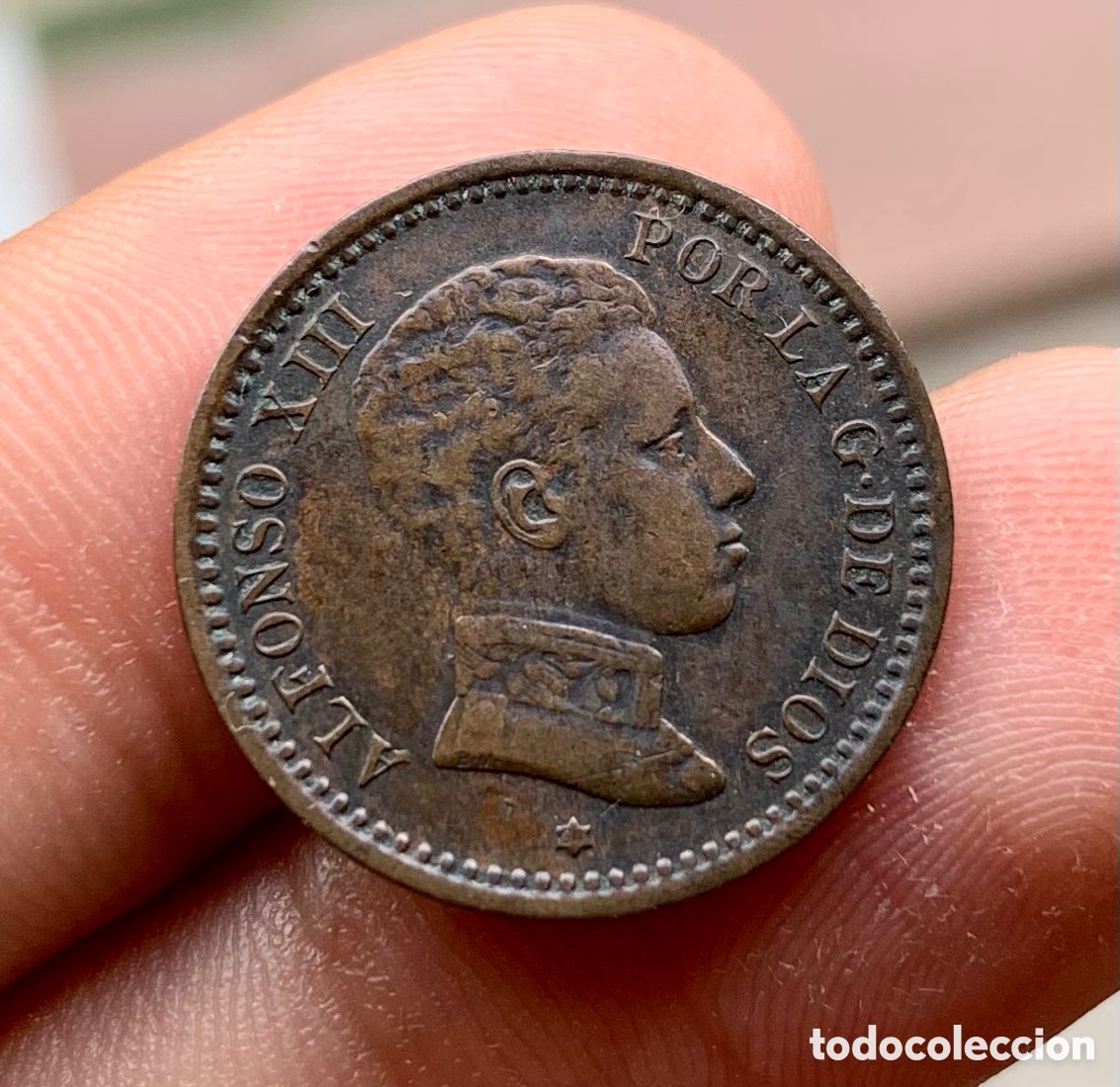 Monedas de Espa&ntilde;a: Moneda 2 Centimos 1904 ALFONSO XIII - Foto 1