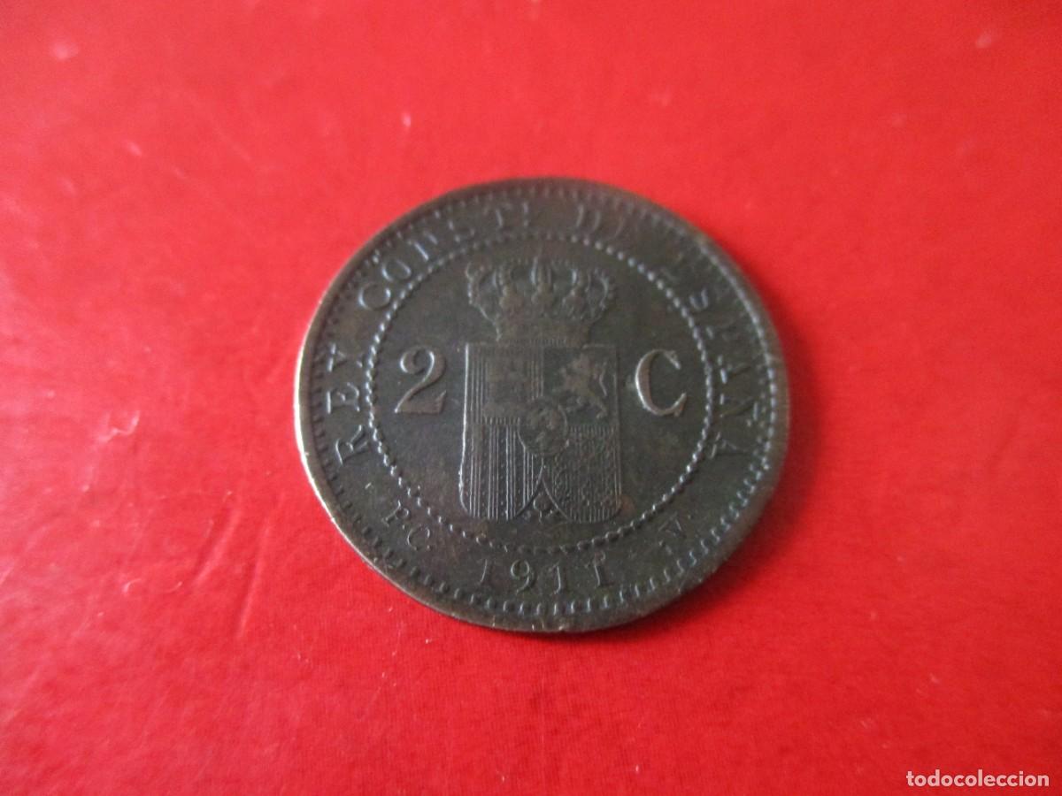Monedas de Espa&ntilde;a: Alfonso XIII. 2 centimos de 1911 - Foto 2