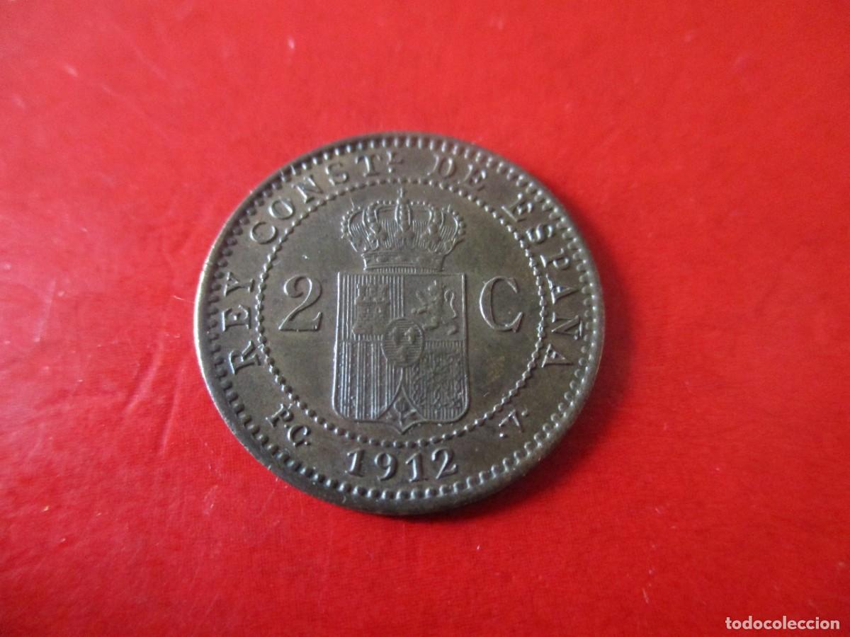 Monedas de Espa&ntilde;a: Alfonso XIII. 2 centimos de 1912 - Foto 2