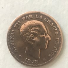 Monedas de España: MONEDA DE 5 CENTIMOS ALFONSO XII DE 1878 CECA BARCELONA OM