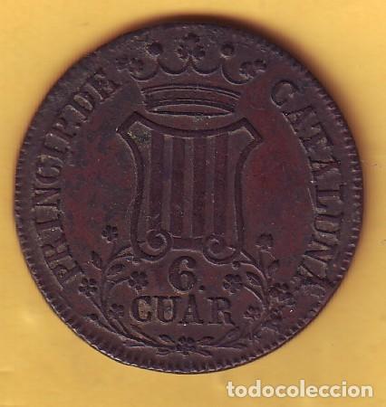 Monedas de Espa&ntilde;a: 6 CUARTOS DE ISABEL II A&Ntilde;O 1837 - Foto 1