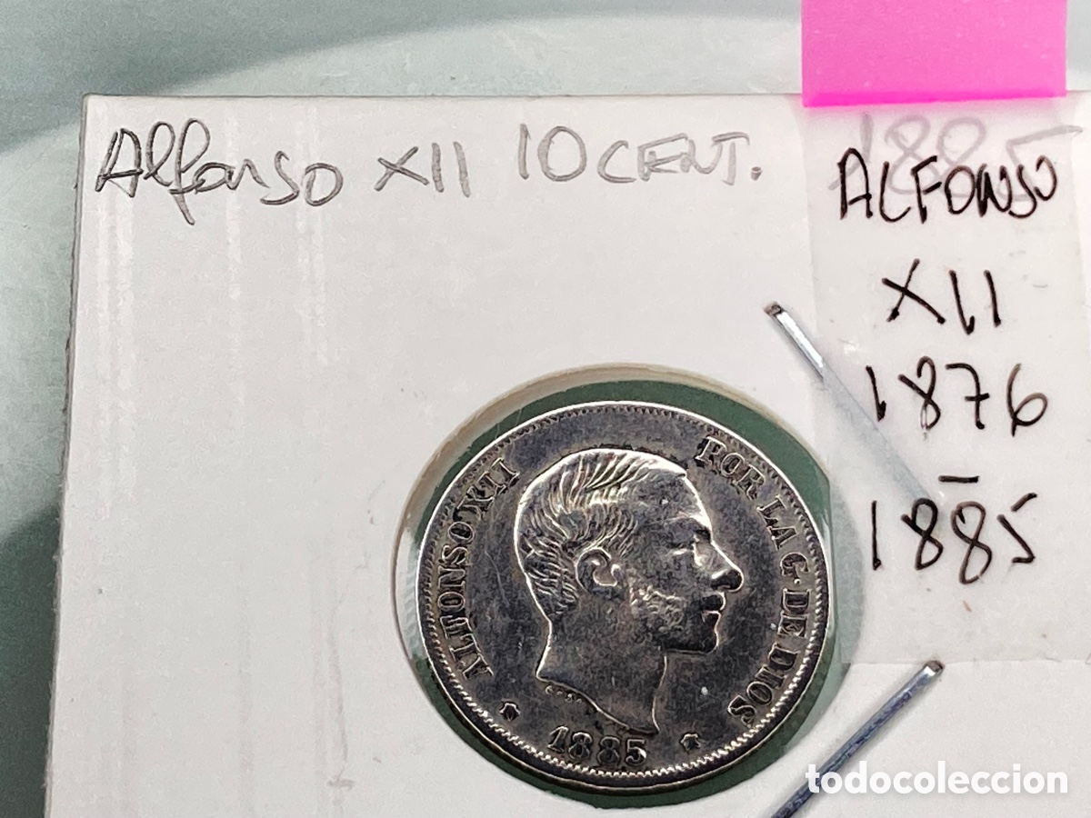 Monedas de Espa&ntilde;a: MONEDA ALFONSO XII 10 CENTIMOS 1885 - Foto 1