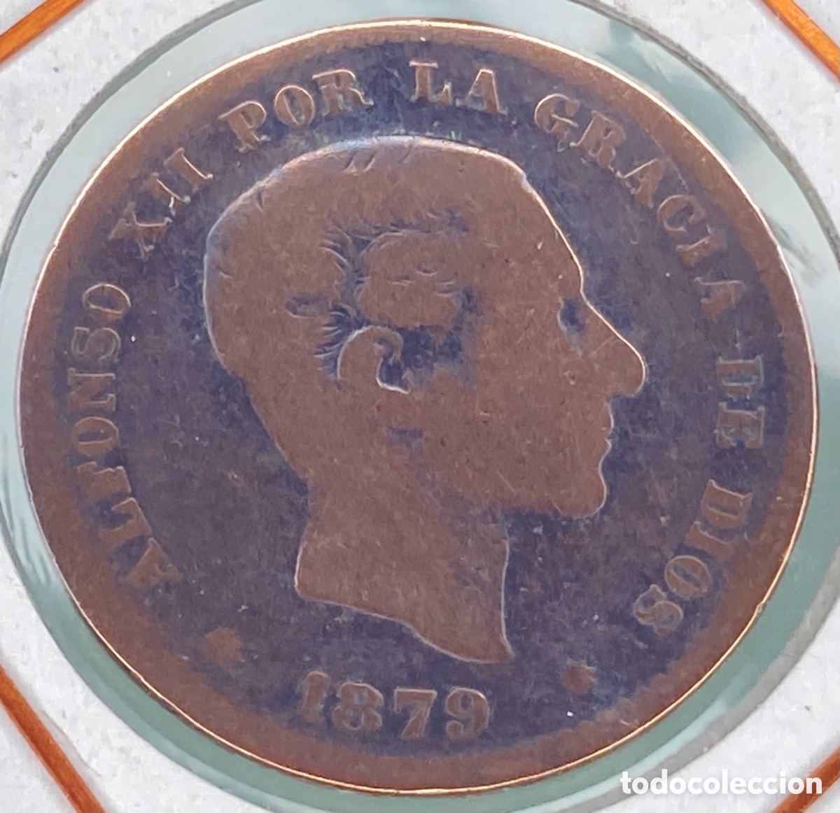 Monedas de Espa&ntilde;a: MONEDA ALFONSO XII 5 CENTIMOS 1879 - Foto 2