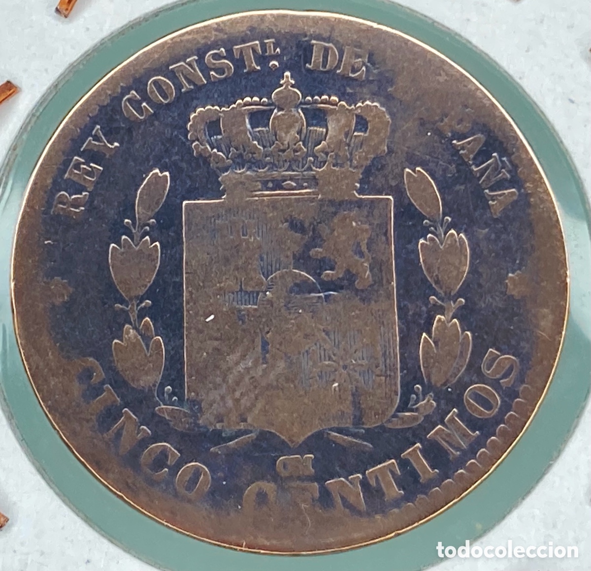 Monedas de Espa&ntilde;a: MONEDA ALFONSO XII 5 CENTIMOS 1879 - Foto 3