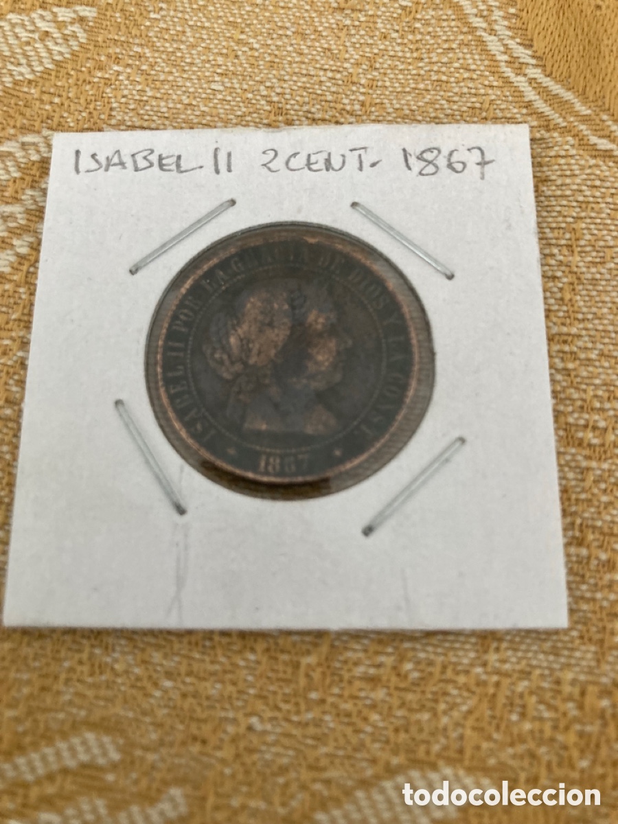Monedas de Espa&ntilde;a: MONEDA ISABEL II 2 1/2 CENTIMOS DE ESCUDO 1867 - Foto 1
