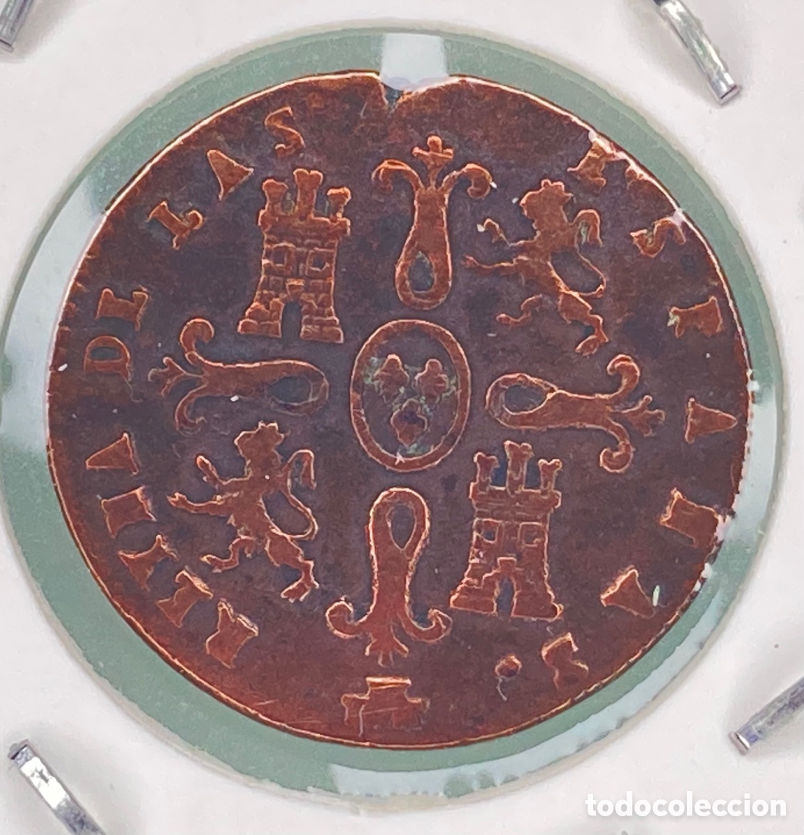 Monedas de Espa&ntilde;a: MONEDA ISABEL II 2 MARAVEDIES 1846 - Foto 3