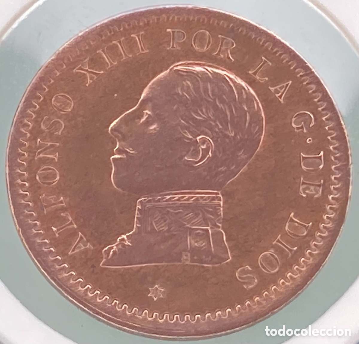 Monedas de Espa&ntilde;a: MONEDA ALFONSO XIII 2 CENTIMOS 1911 - Foto 2