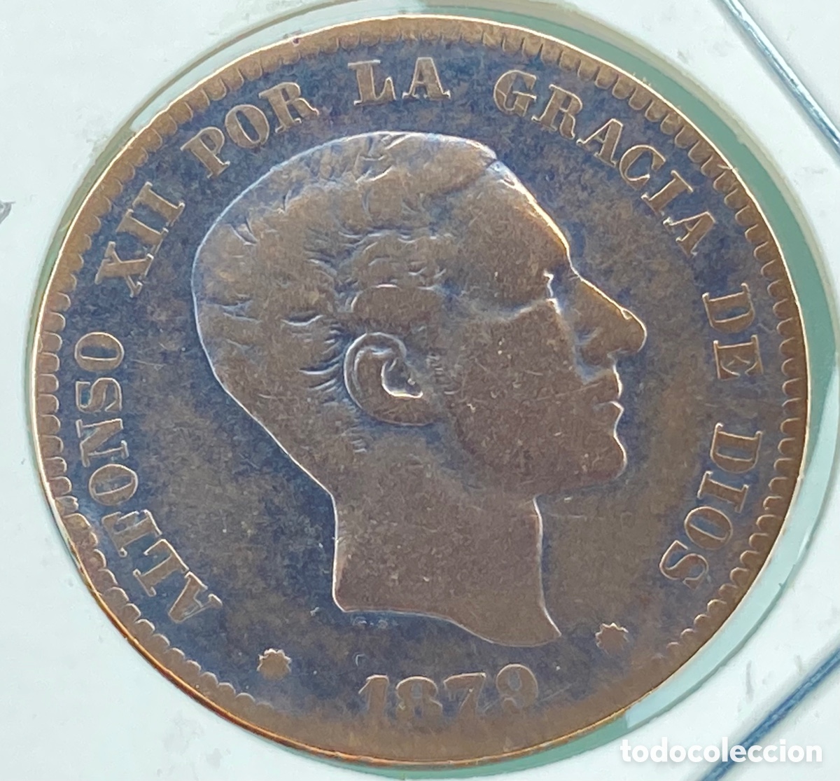 Monedas de Espa&ntilde;a: MONEDA ALFONSO XII 10 CENTIMOS 1879 - Foto 2