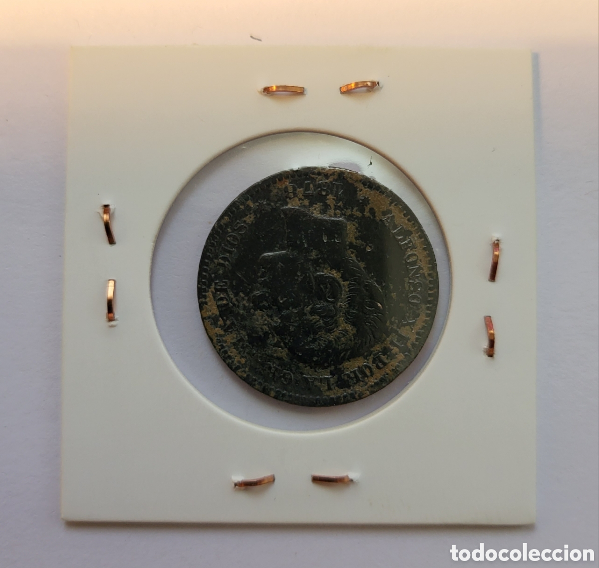 Monedas de Espa&ntilde;a: MONEDA DE ESPA&Ntilde;A. 1878. 5 C&Eacute;NTIMOS. ALFONSO XII - Foto 2