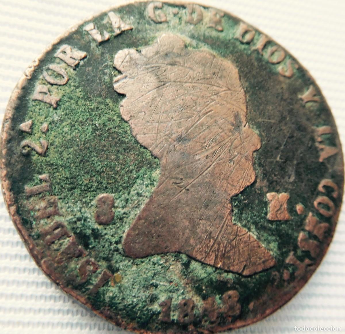 Monedas de Espa&ntilde;a: Isabel II. Jubia. 8 maraved&iacute;s 1848 - Foto 1