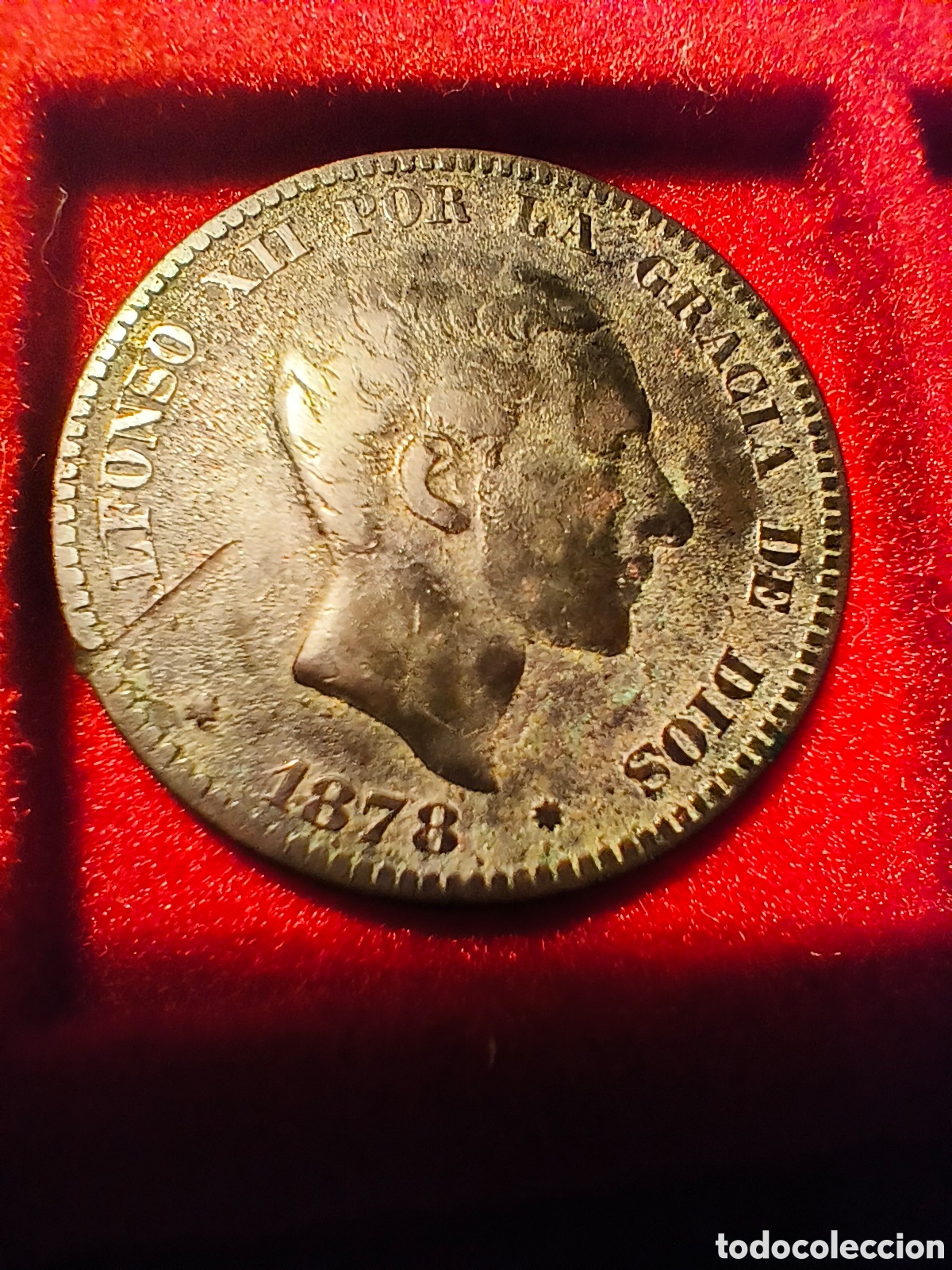 Monedas de Espa&ntilde;a: 1868 10 c&eacute;ntimos Alfonso XII - Foto 1