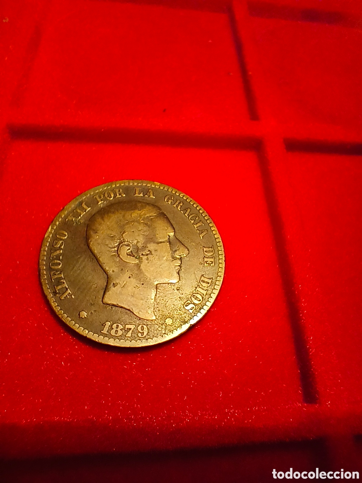 Monedas de Espa&ntilde;a: 1879. 10 c&eacute;ntimos. Alfonso XII - Foto 2