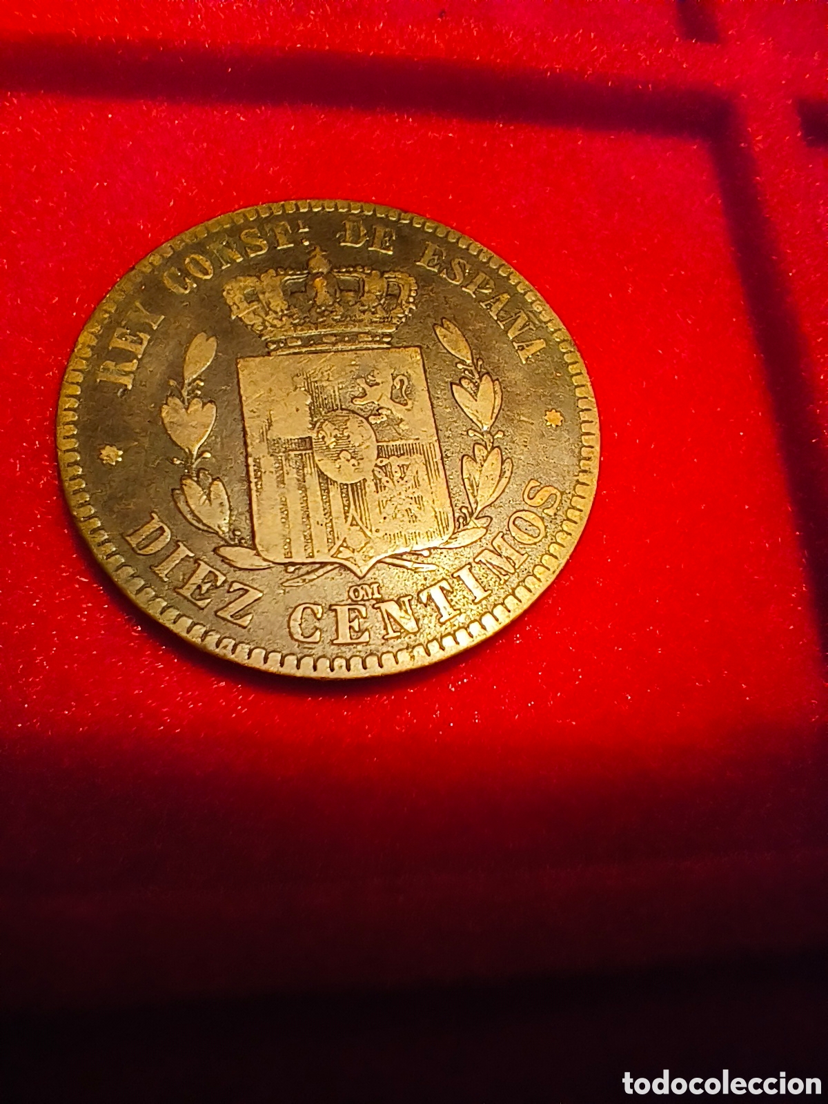 Monedas de Espa&ntilde;a: 1879. 10 c&eacute;ntimos. Alfonso XII - Foto 1