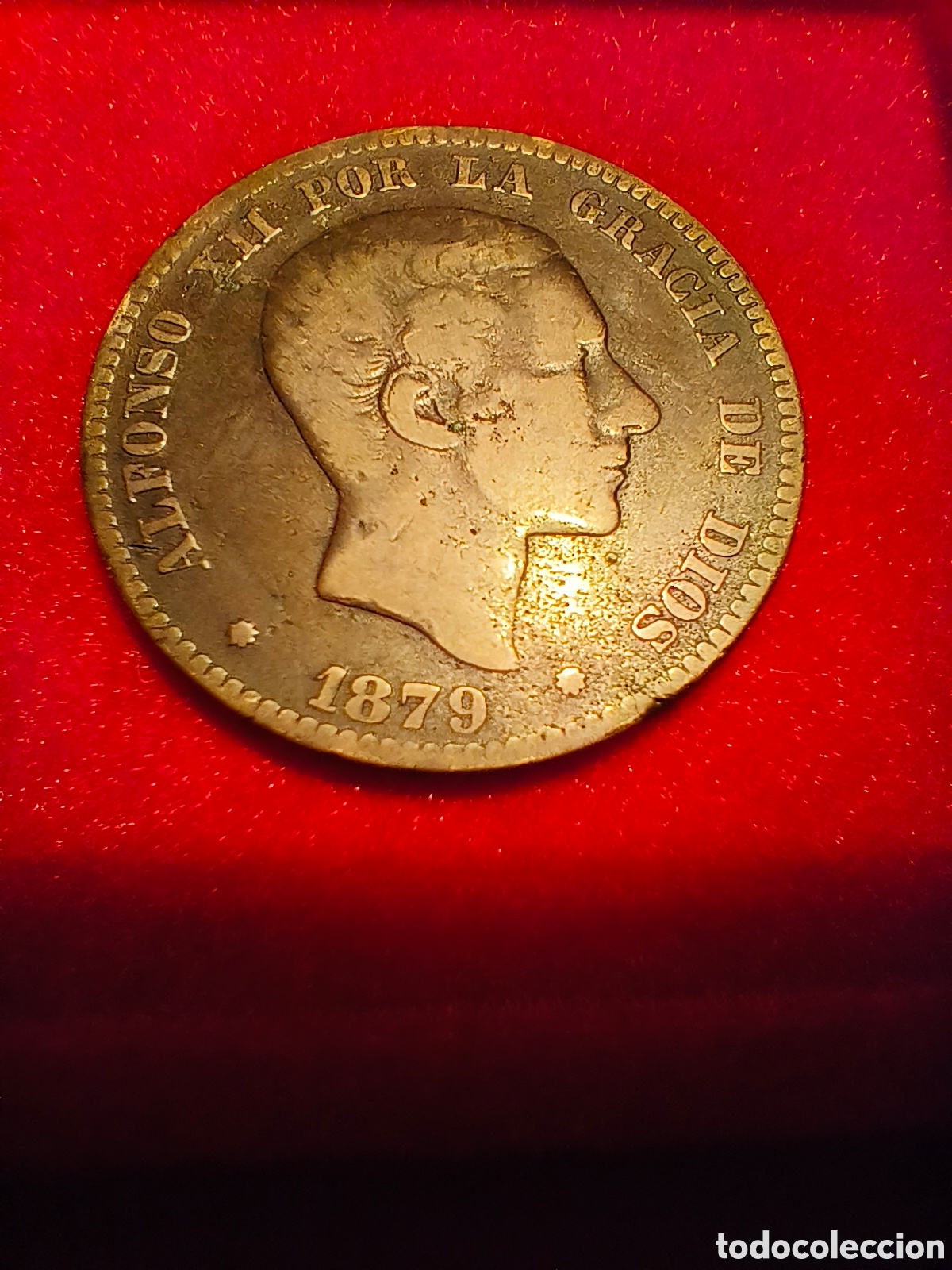 Monedas de Espa&ntilde;a: 1879. 10 c&eacute;ntimos. Alfonso XII - Foto 3