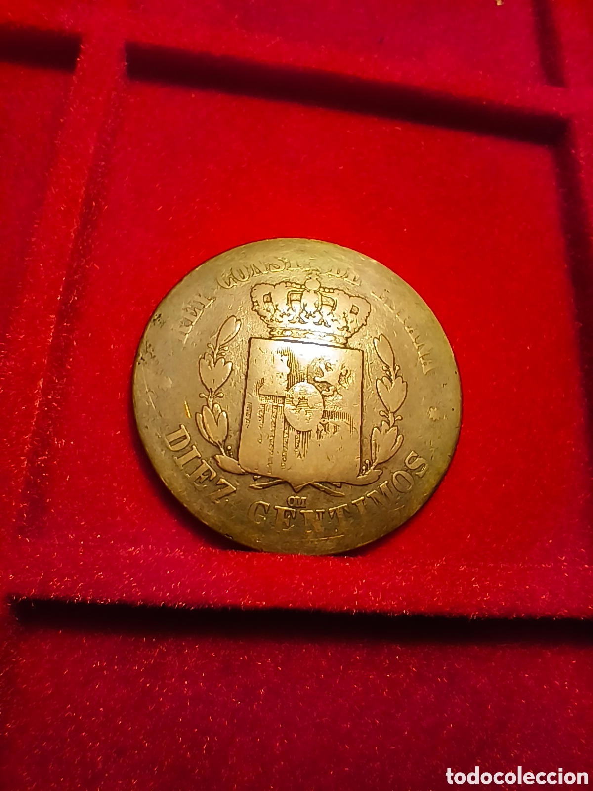 Monedas de Espa&ntilde;a: 1877 Diez c&eacute;ntimos Alfonso XII - Foto 1