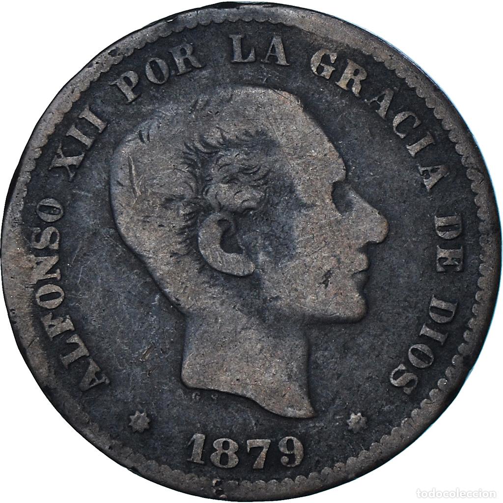 Monedas de Espa&ntilde;a: [#1362529] Moneda, Espa&ntilde;a, 5 Centimos, 1879 - Foto 1