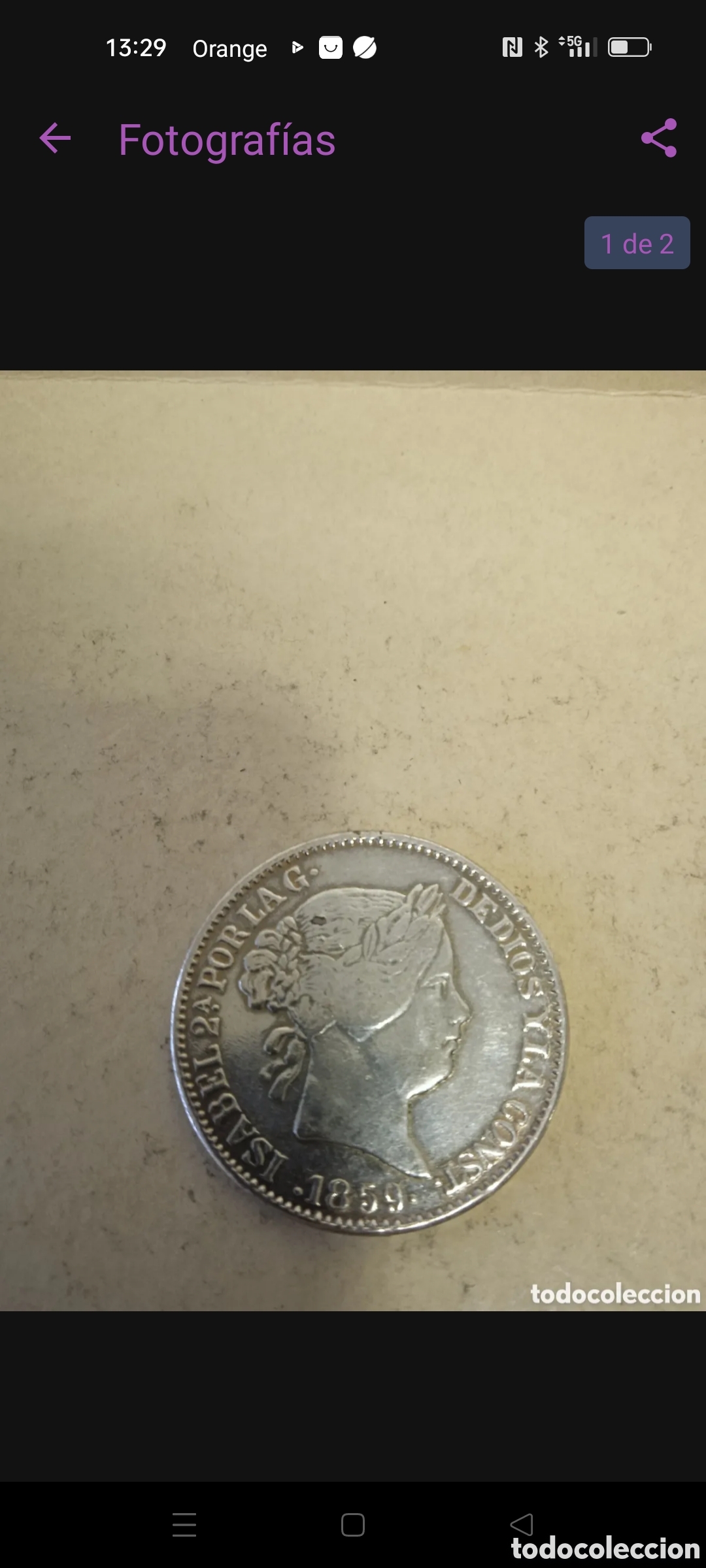 Monedas de Espa&ntilde;a: Moneda de 20 reales - Foto 1