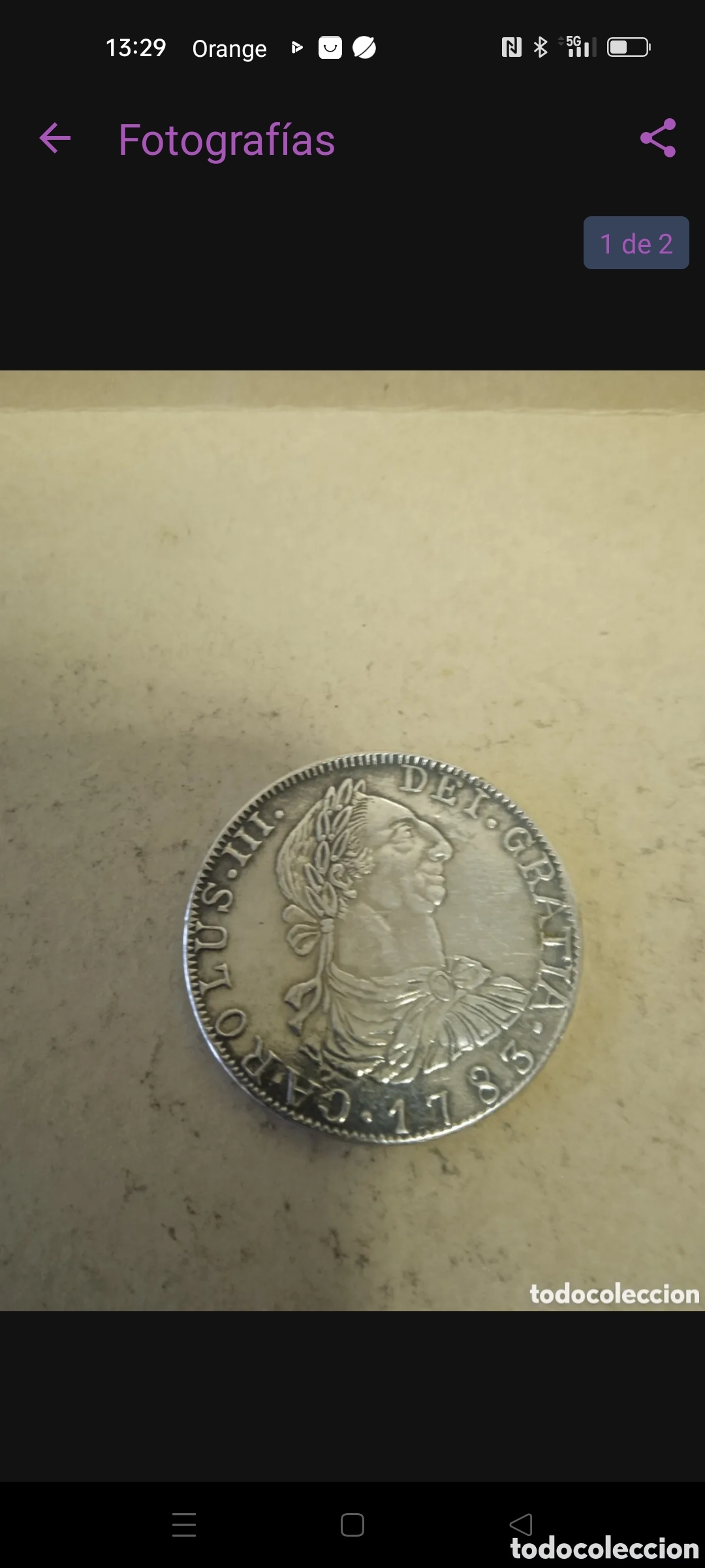 Monedas de Espa&ntilde;a: Moneda de 8 reales - Foto 2