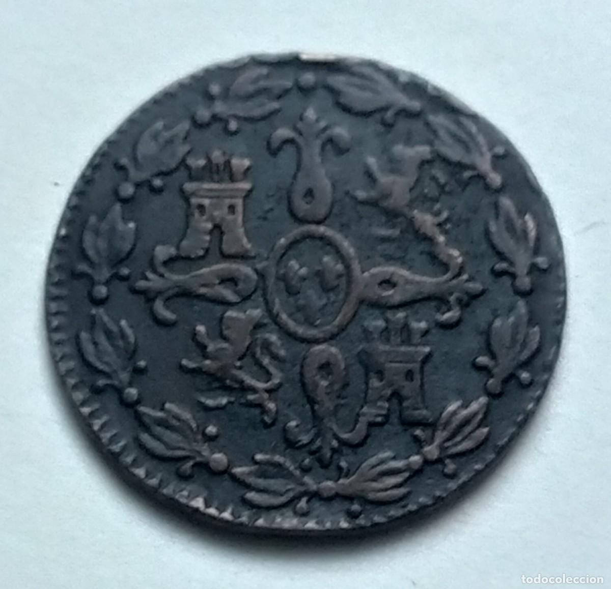 Monedas de Espa&ntilde;a: ## Fernando VII Segovia 4 Maravedis 1833 ## - Foto 2