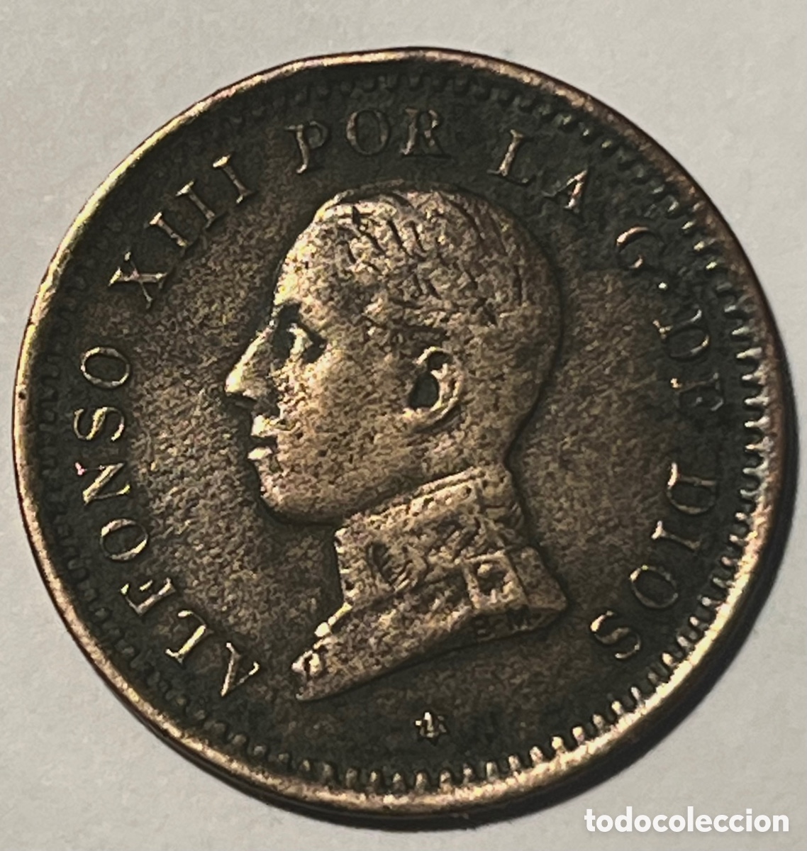 Monedas de Espa&ntilde;a: 2 C&Eacute;NTIMOS ALFONSO XIII 1912 PCV - Foto 1