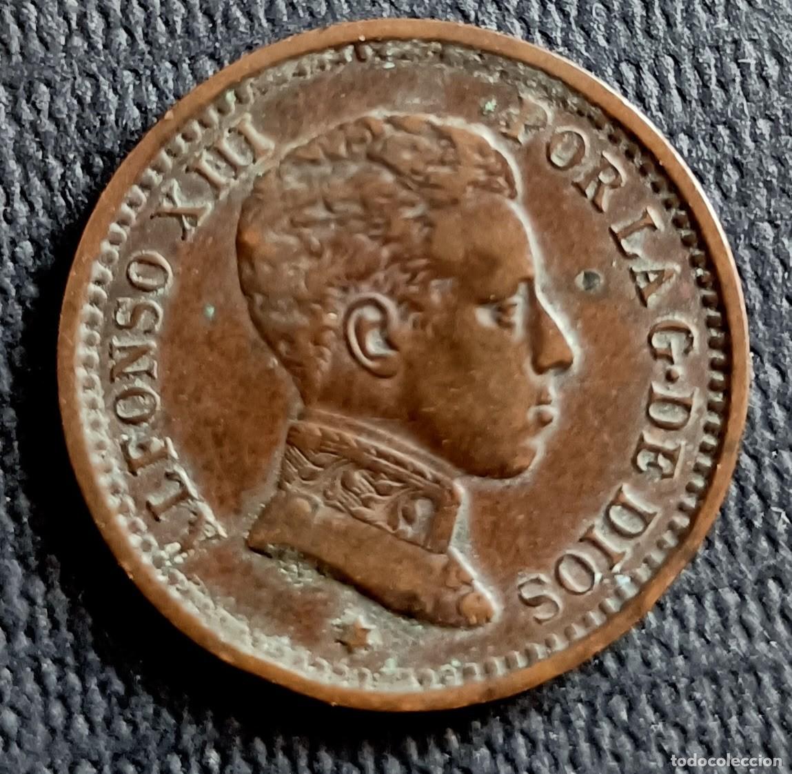 Monedas de Espa&ntilde;a: 2 Centimos 1905 - Alfonso XIII - Espa&ntilde;a - Foto 2