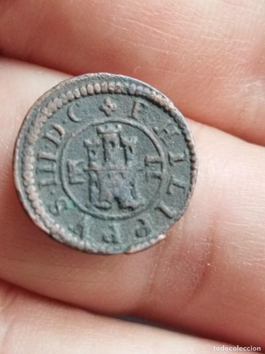 Monedas de Espa&ntilde;a: FELIPE III: 2 MARAVEDIS 1606 SEGOVIA - Foto 2