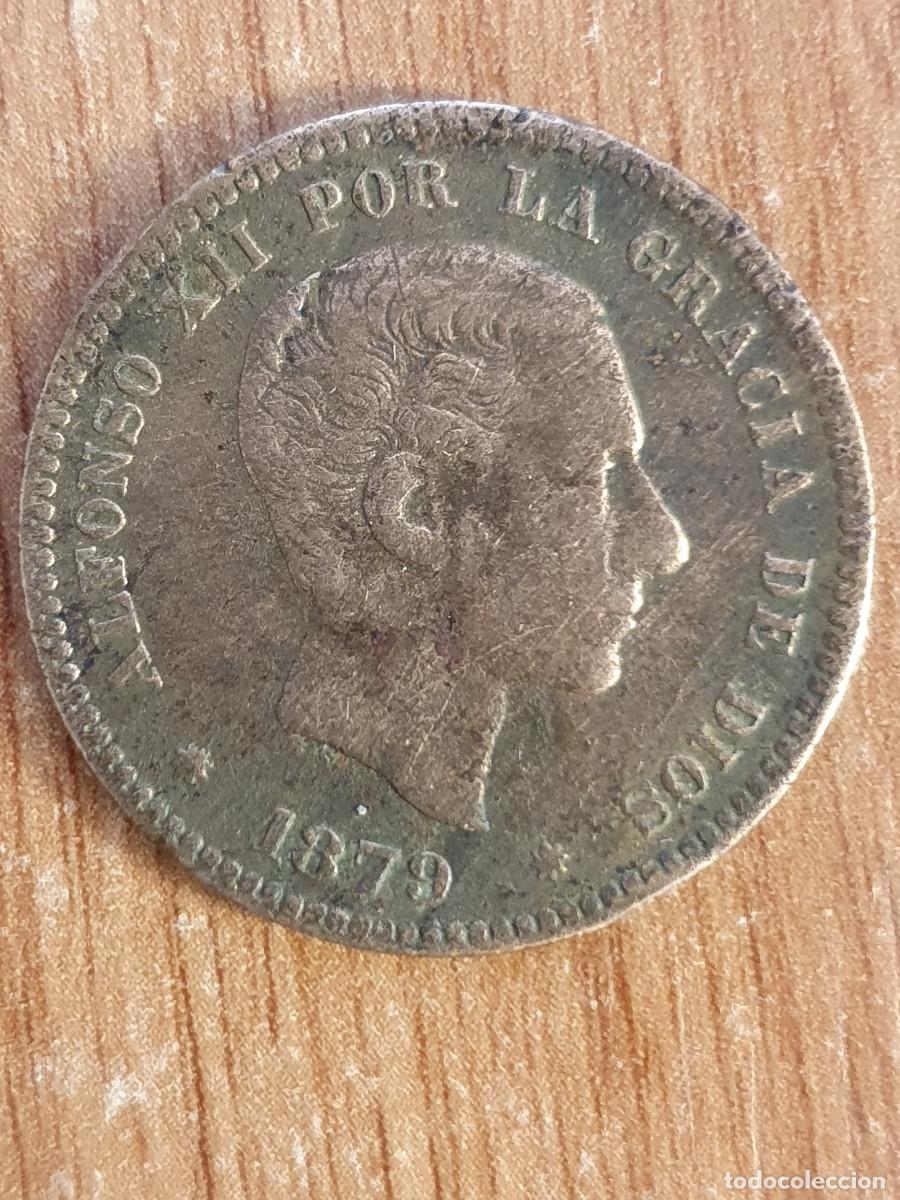 Monedas de Espa&ntilde;a: MONEDA ALFONSO XII CINCO CENTIMOS 1879. - Foto 1