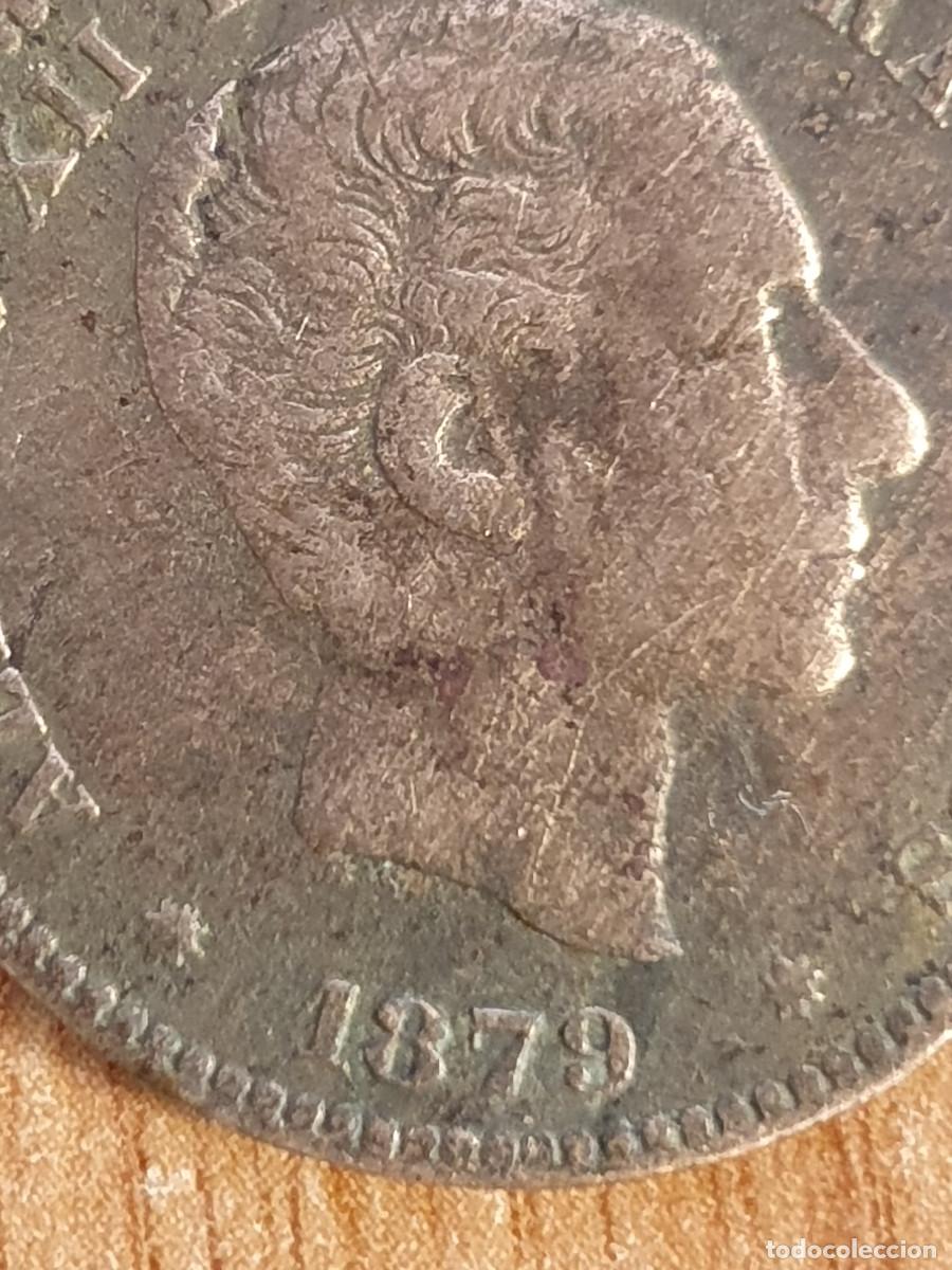 Monedas de Espa&ntilde;a: MONEDA ALFONSO XII CINCO CENTIMOS 1879. - Foto 3