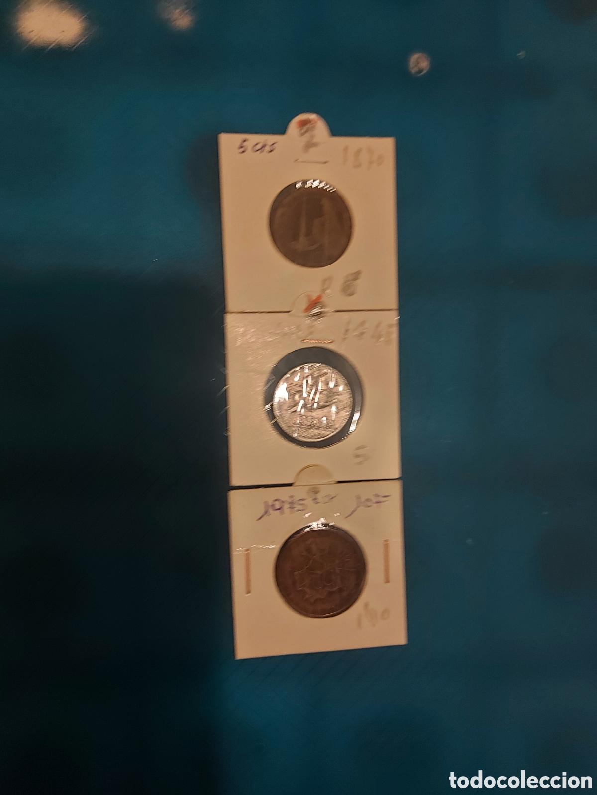 Monedas de Espa&ntilde;a: 2Espa&ntilde;a antigua1France - Foto 1
